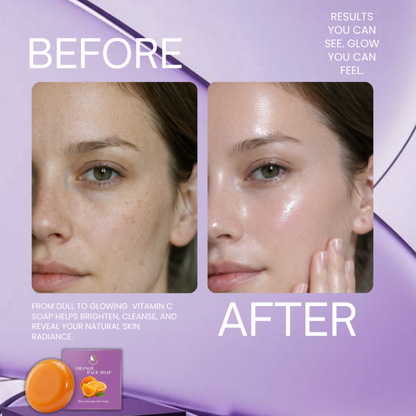 Vitamin C Brightening Soap – Natural Glow & Deep Cleansing